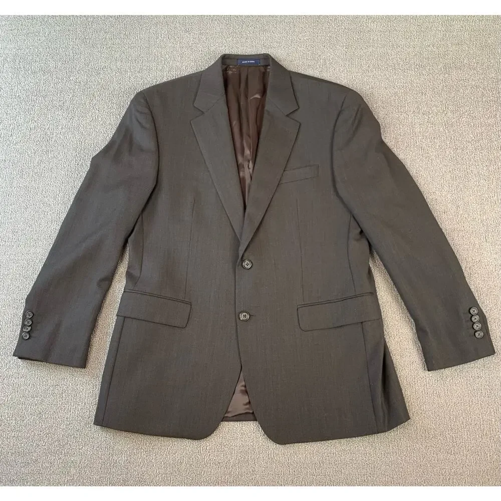 Ralph Lauren Suit Jacket‎ Blazer Wool Brown 40R